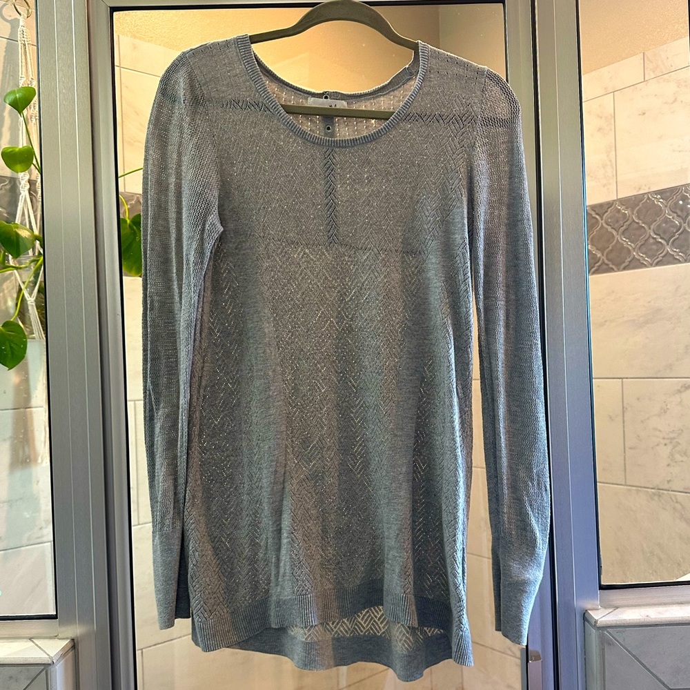 Gray sweater